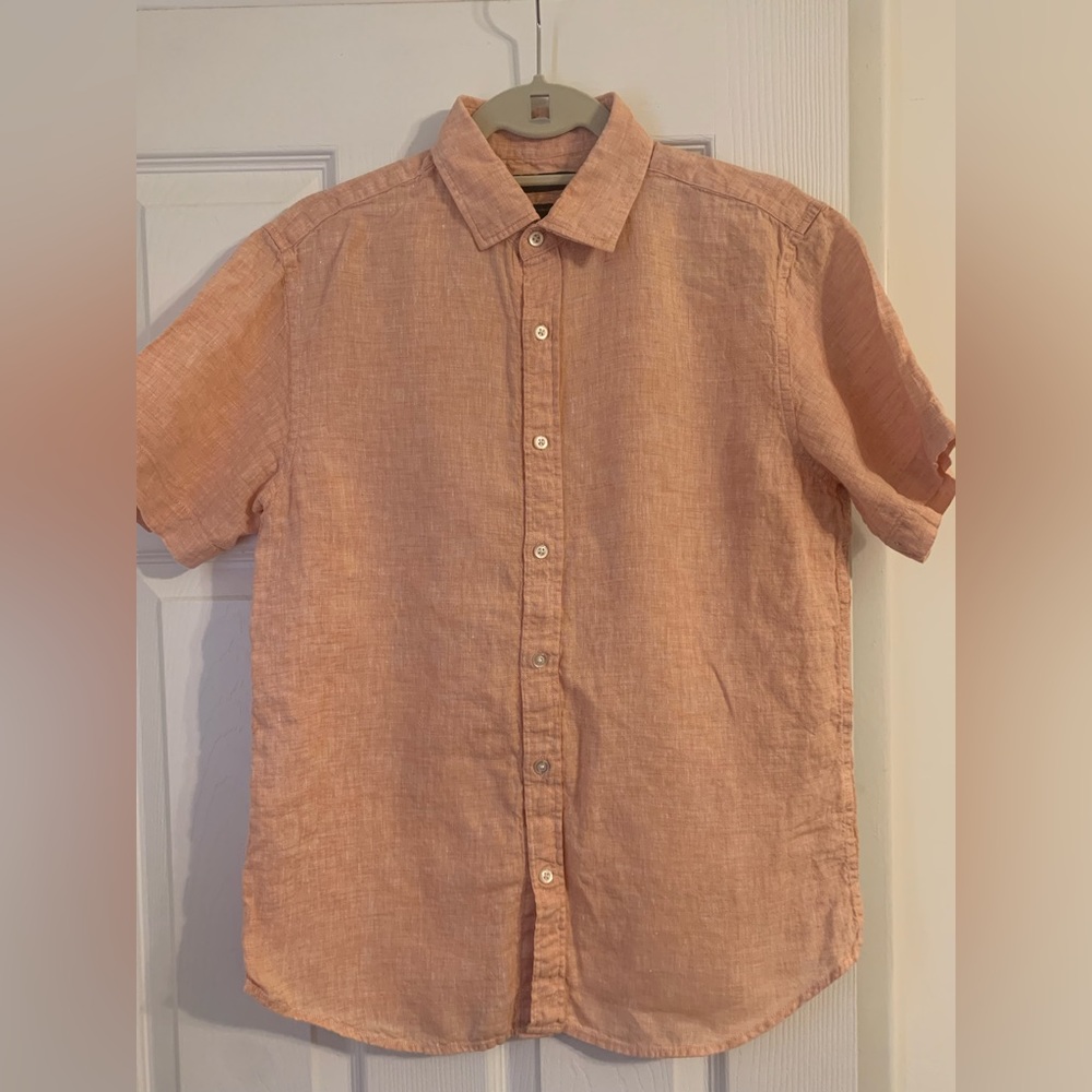 Banana Republic Camden Standard Fit Linen Shirt Size Small